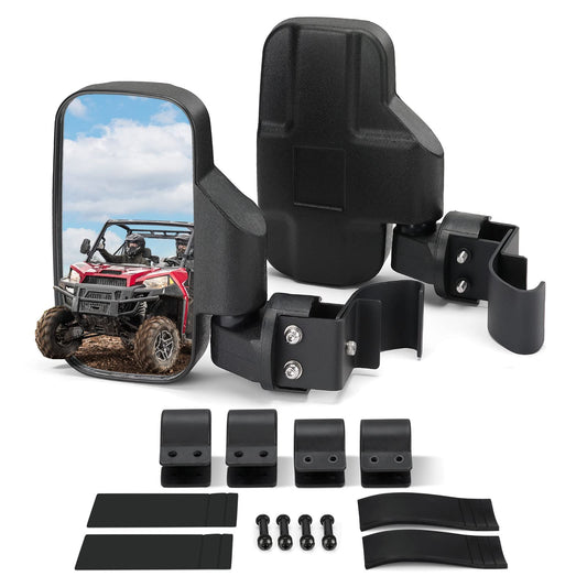 Kemimoto UTV Side Mirror High Impact Adjustable 4.7" x 7"
