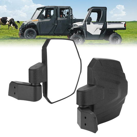 Kemimoto Upgraded Side Mirrors for Polaris Ranger 1000/570