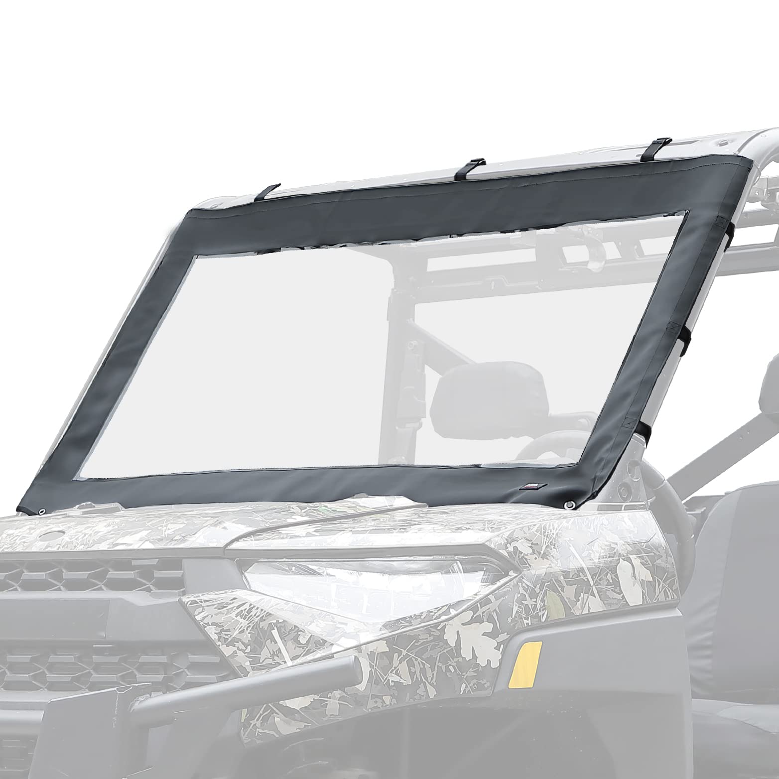 Soft Front Windshield, PVC Waterproof Panel for Ranger XP 1000 / Crew 2017-2024