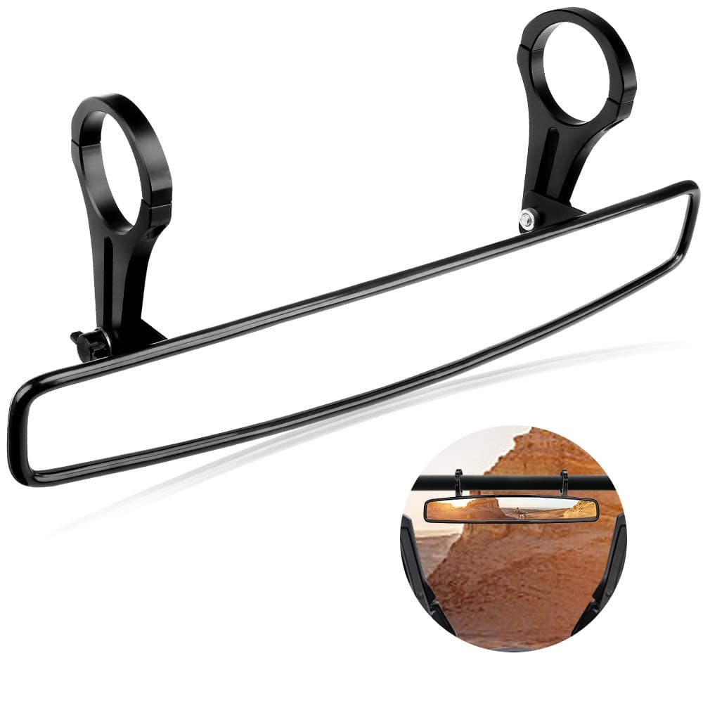 Kemimoto Rear View Mirror 1.75" Clamps Convex Design