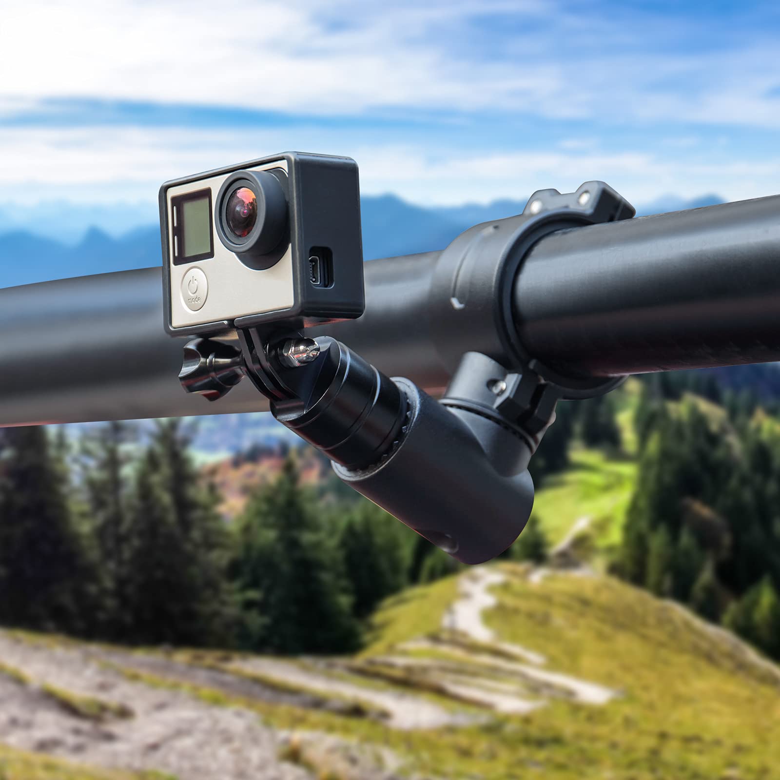 Kemimoto GoPro Camera Mount With 360° Rotation