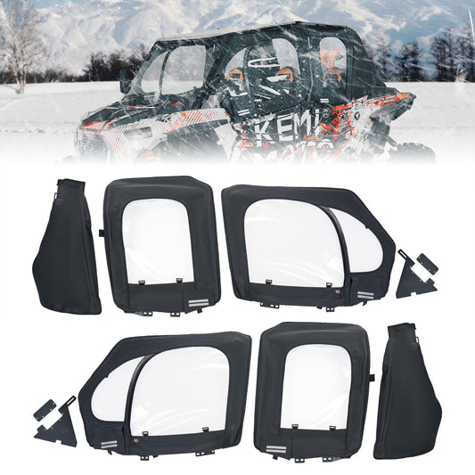 Kemimoto Soft Upper Door with Metal Frame Black