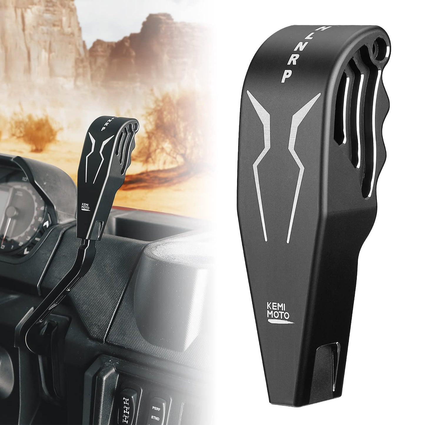 Kemimoto Aluminum Shift Knob Polaris Ranger 1000 XP/Crew Anodized Black