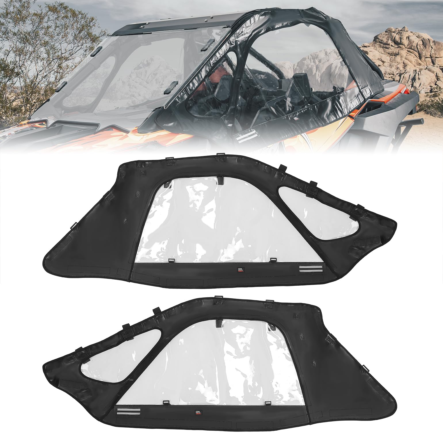 Kemimoto Soft Cab Enclosure for Polaris RZR PRO XP/Turbo R