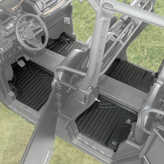Kemimoto 4PCS TPE Floor Mats for Can‑Am Defender Max