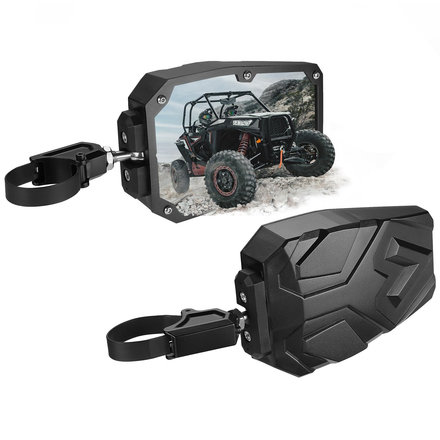 Kemimoto UTV Universal Side View Mirrors 1.5-1.875in Polaris