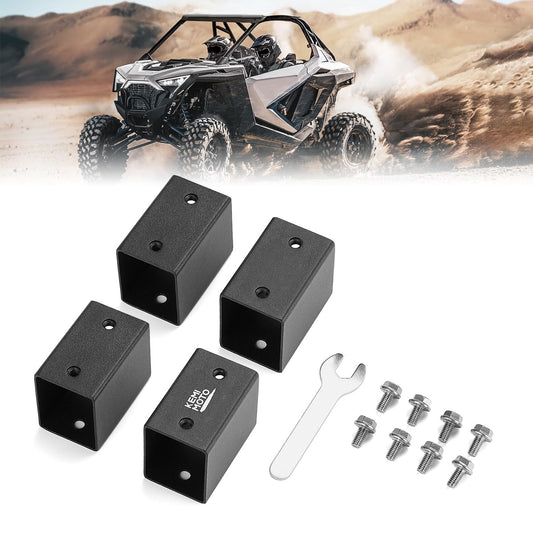 Kemimoto 2" Driver Seat Risers for Polaris RZR PRO XP