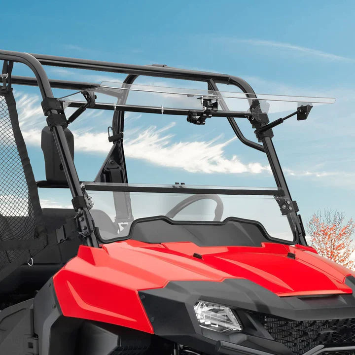 Kemimoto 3-IN-1 Flip Windshield & Rear Panel for Pioneer 700/700-4
