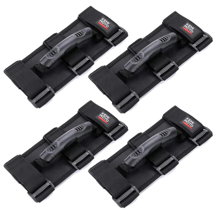 Kemimoto Seats Storage Bag & Grab Handles for Polaris General