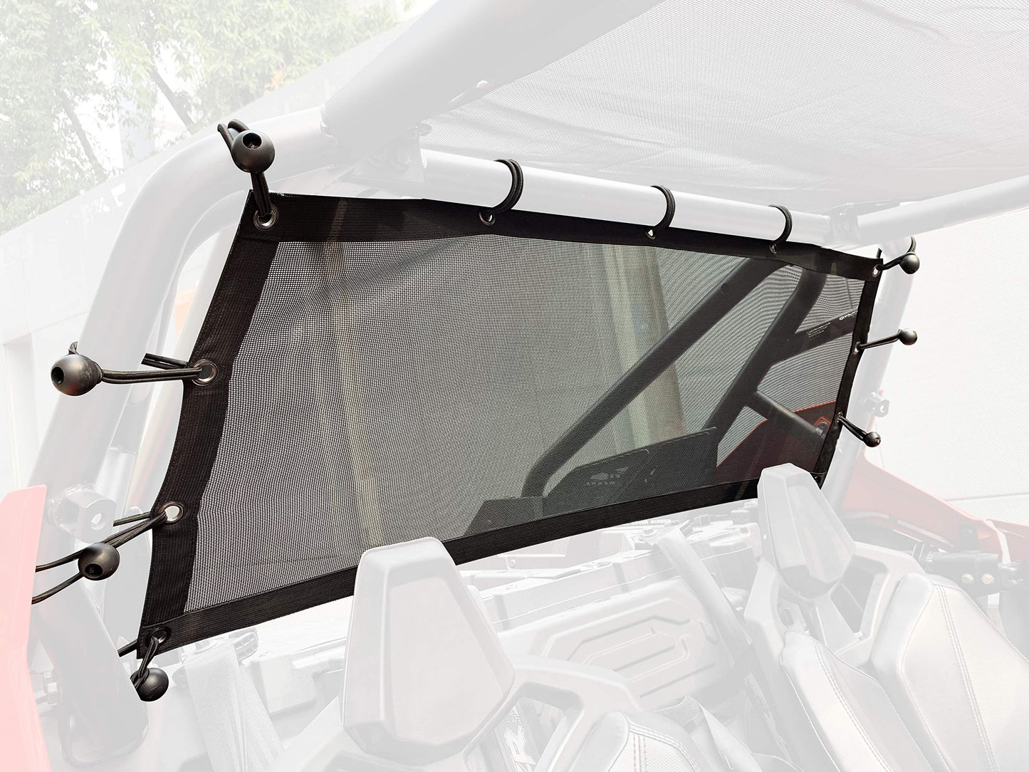 Kemimoto Rear Window Net Mesh for Polaris RZR PRO XP