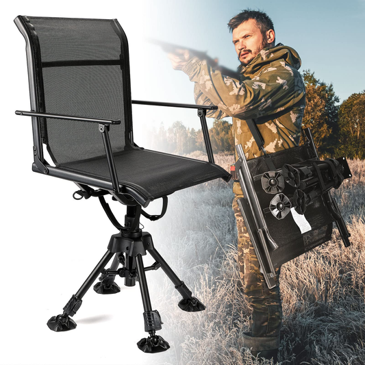 360 Degree Silent Swivel Blind Hunting Chair