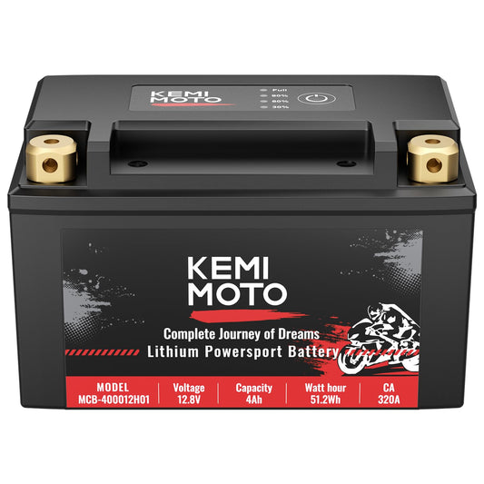 12v 4Ah LiFePO4 Lithium Battery for Motorcycle/ Lawn Mower/ ATV/ UTV