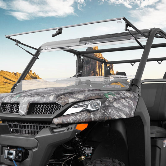 Kemimoto 2-IN-1 Flip Windshield for CFMOTO UForce 1000/1000XL