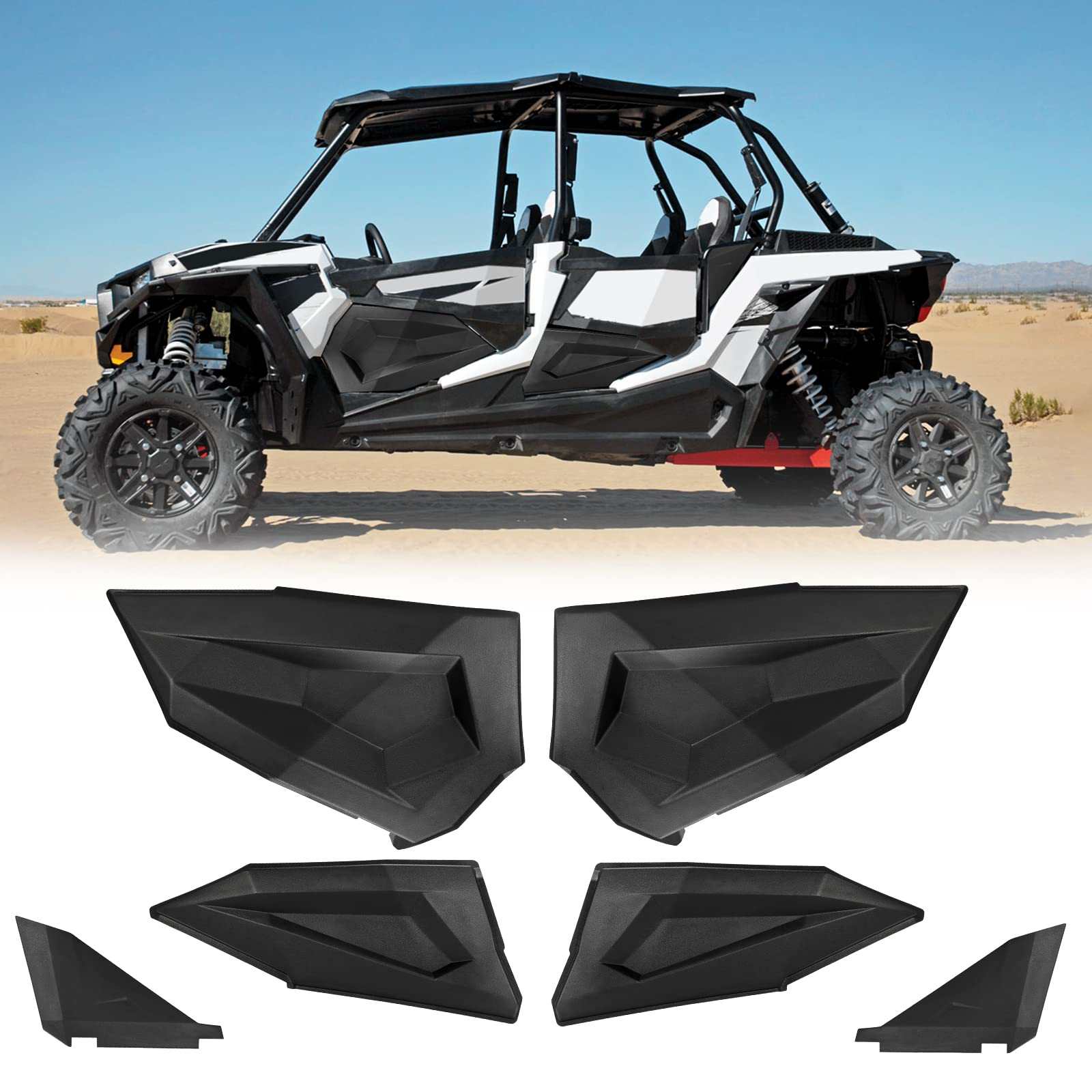 Kemimoto Door Panel Inserts for Polaris RZR XP4 1000 2014‑2023