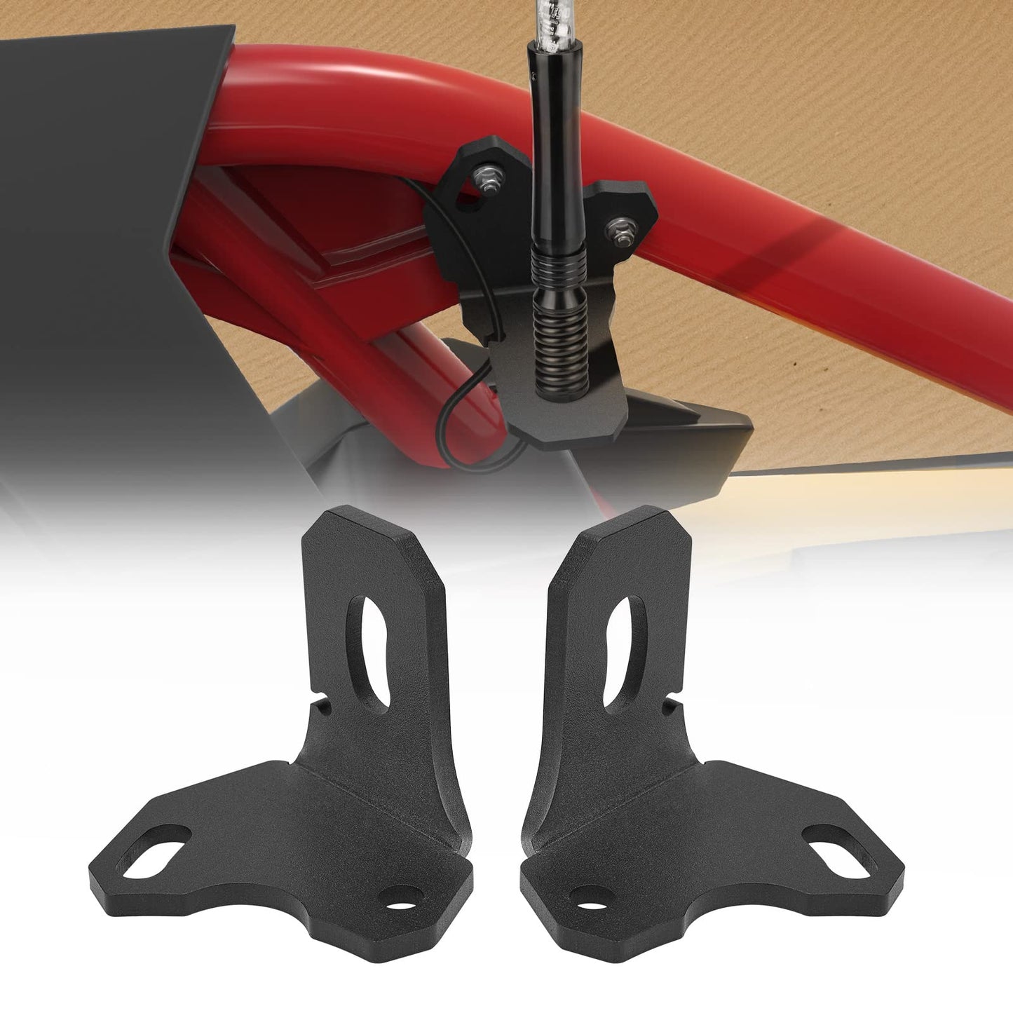 Kemimoto Adjustable Whip Light Mount for Can-Am Maverick X3