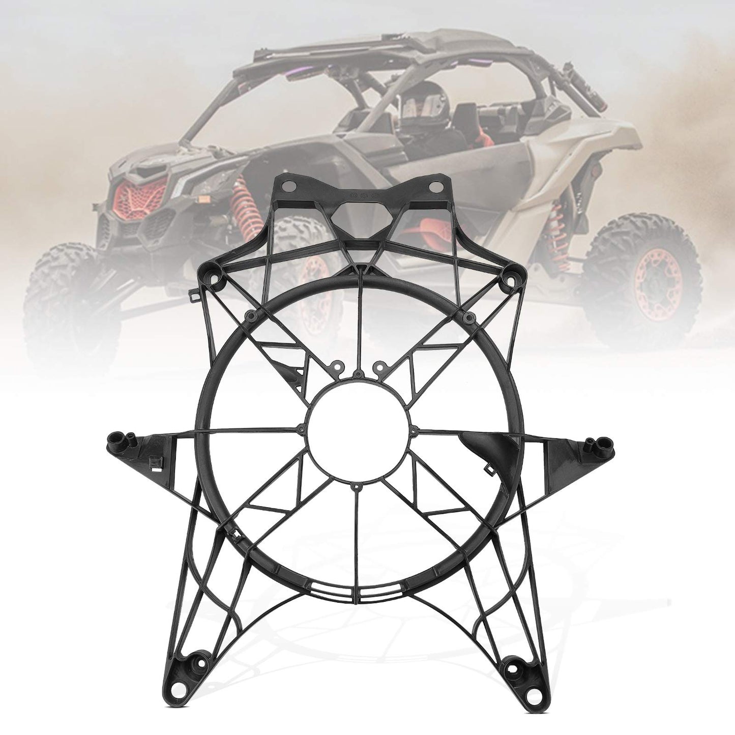Kemimoto Cooling Radiator Fan Cover for Can-Am Maverick X3/X3 Max