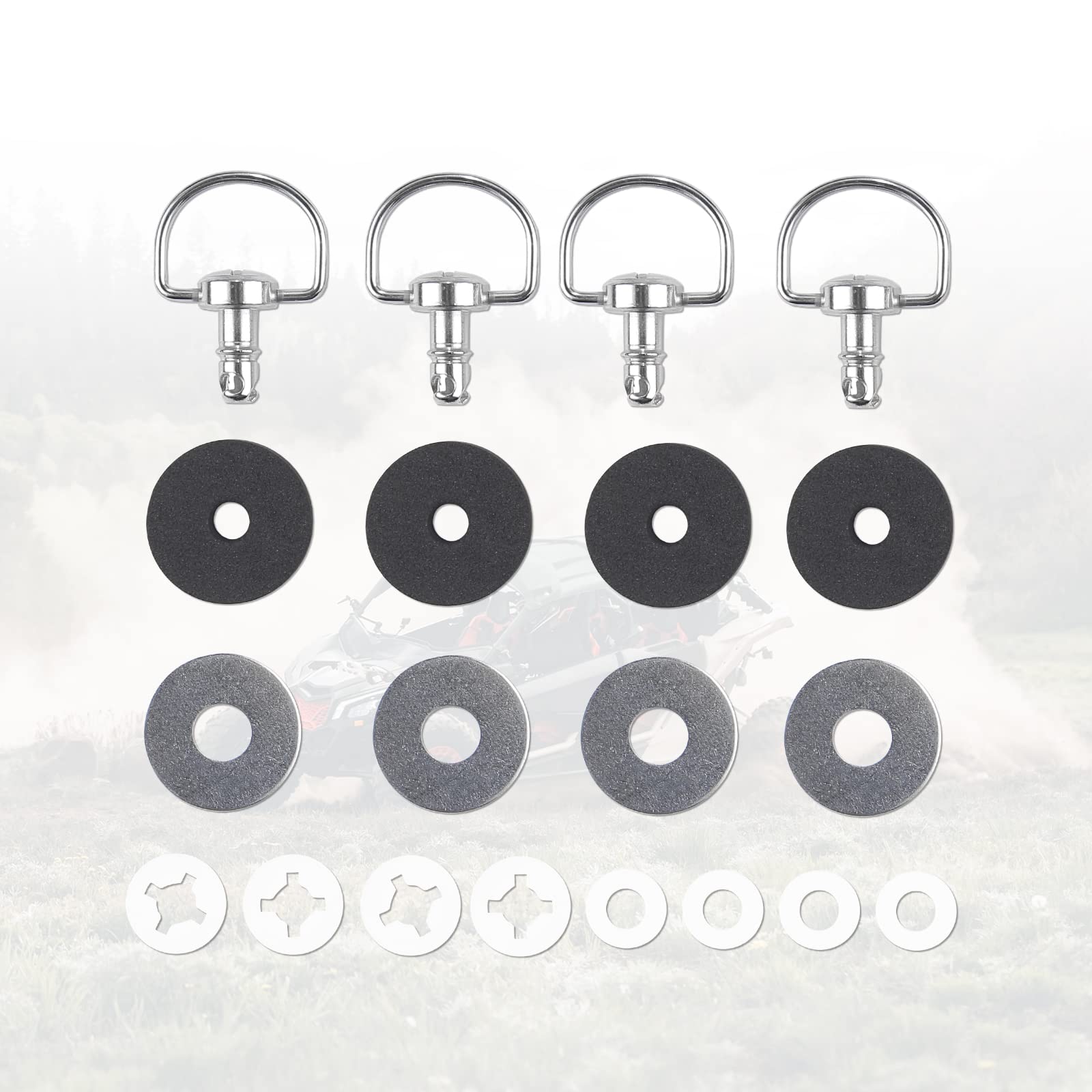 Kemimoto Roof Pins Quick Release for Can‑Am Maverick X3/X3 Max
