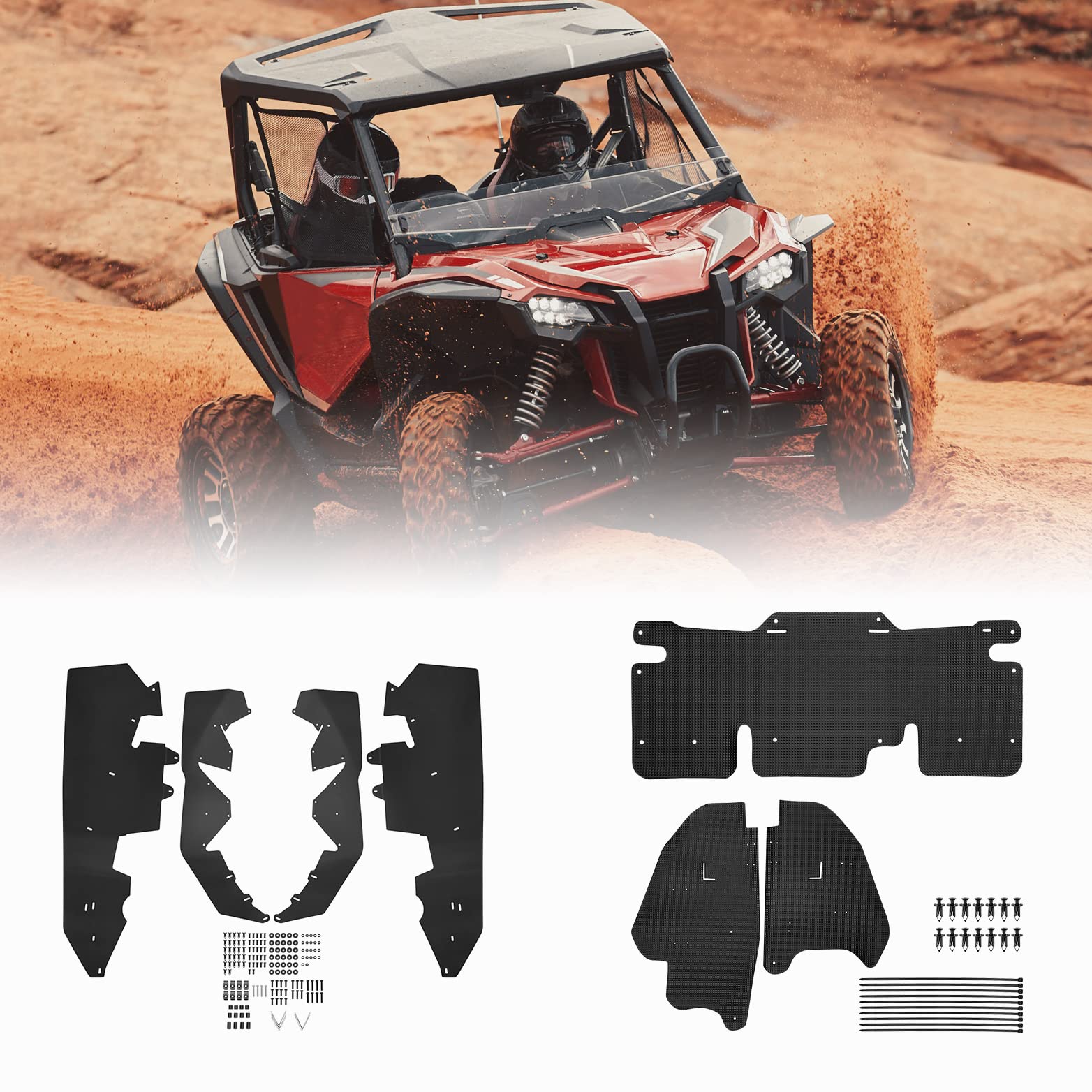 Fender Flares Mud Flaps For Talon 1000r 1000x 1000x-4