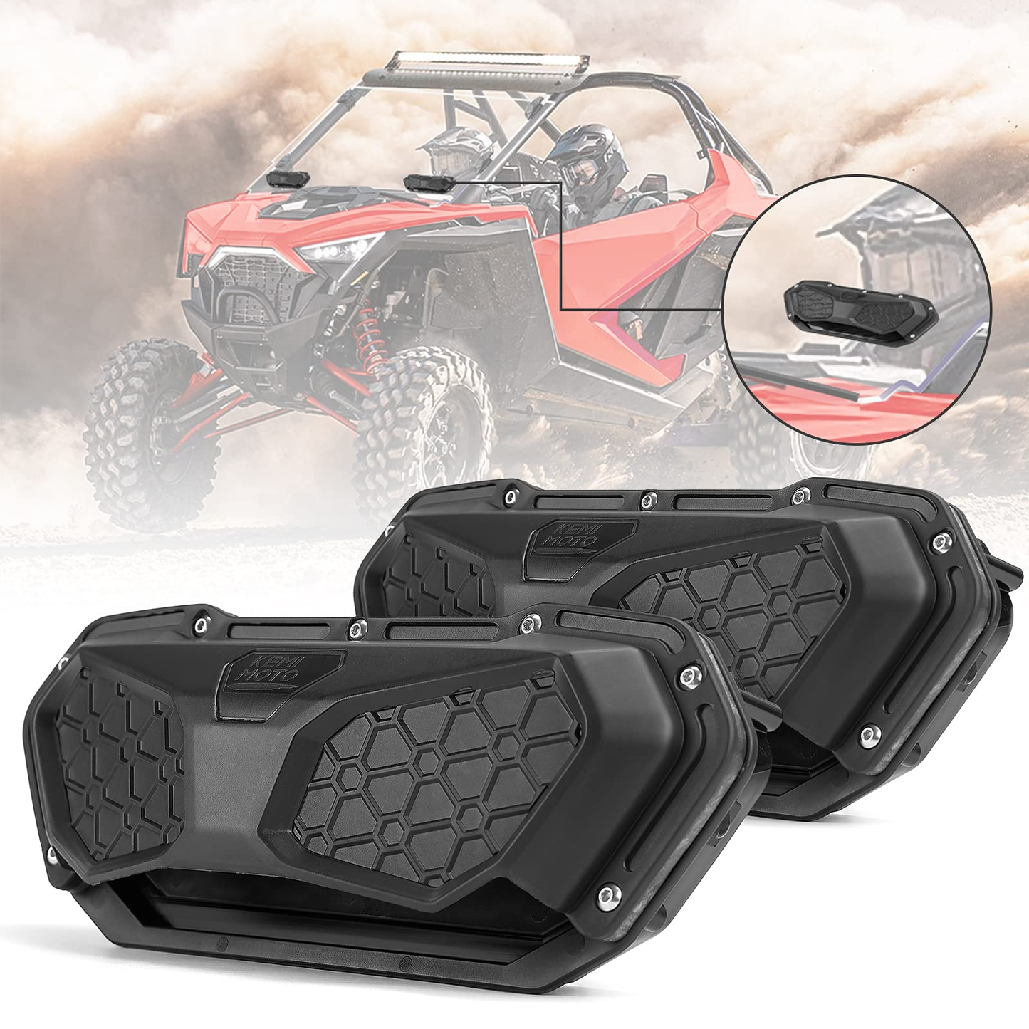 UTV Windshield Vent Kit for Polycarbonate Windshield