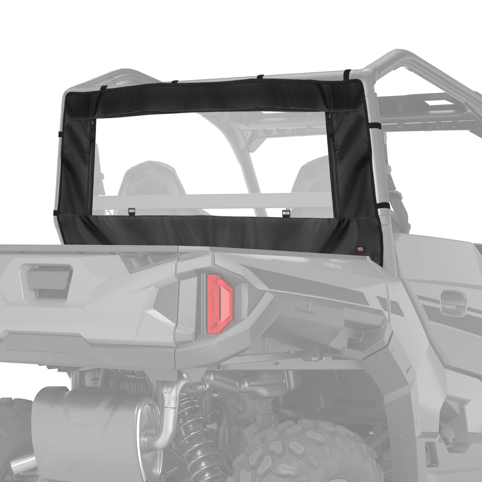 Kemimoto PVC Soft Rear Windshield for Polaris General 1000/XP 1000