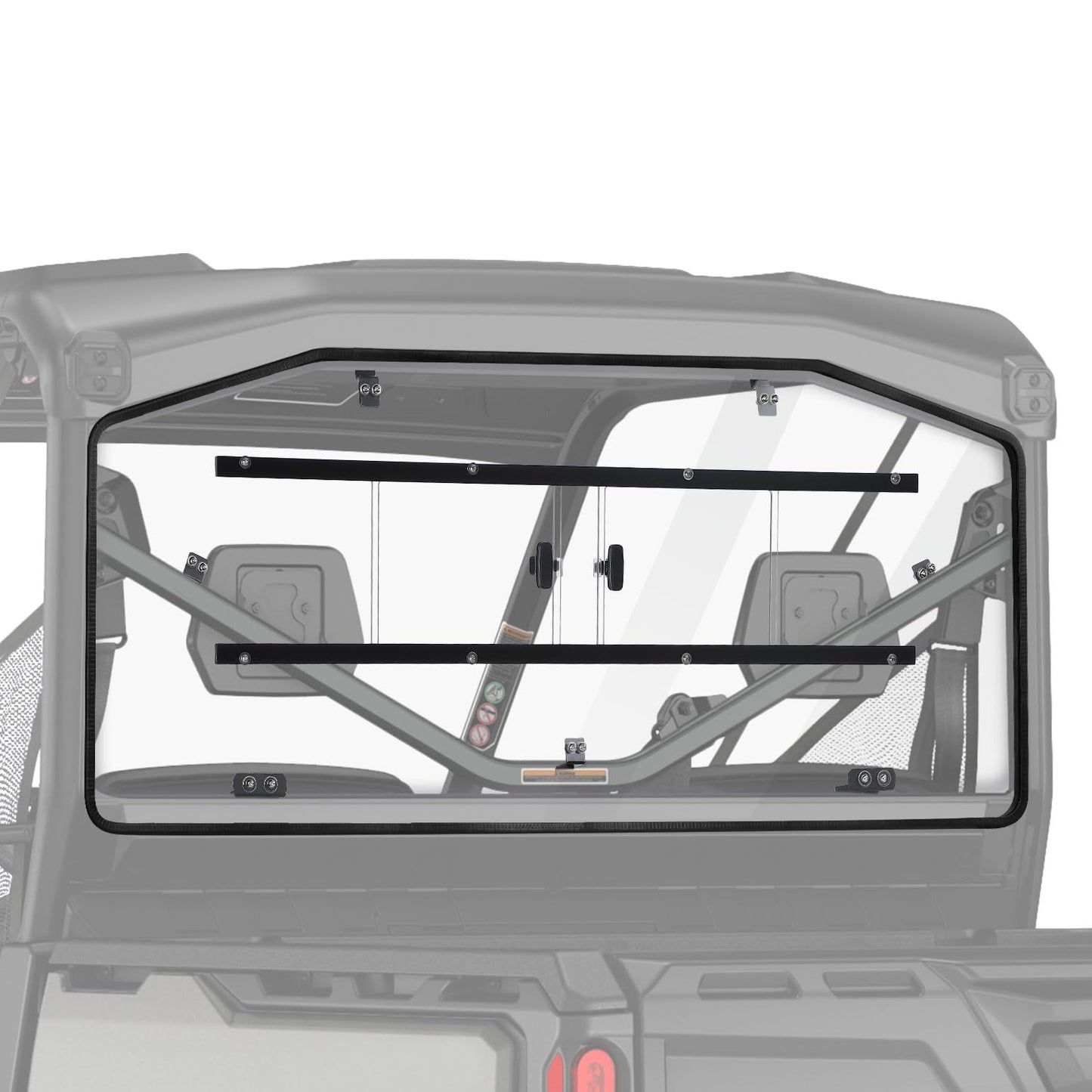 Kemimoto Sliding Rear Windshield for Can-Am Defender HD5-10