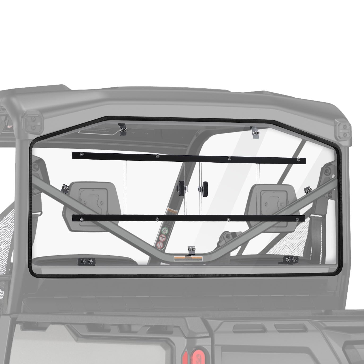 Kemimoto Sliding Rear Windshield for Can-Am Defender HD5-10
