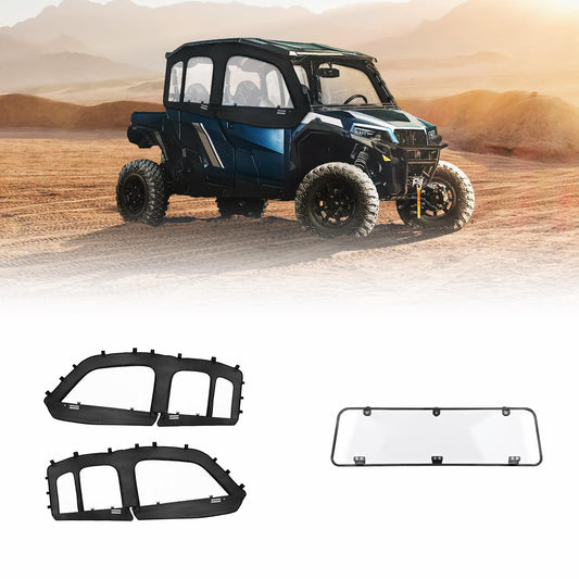 Kemimoto Soft Cab Enclosure & Rear Windshield General XP 4