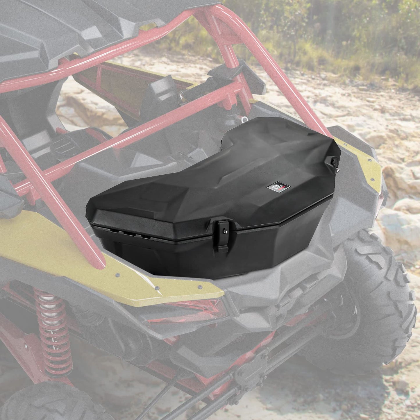 Kemimoto LinQ Pivoting Cargo Rack Storage Box for Maverick X3/MAX