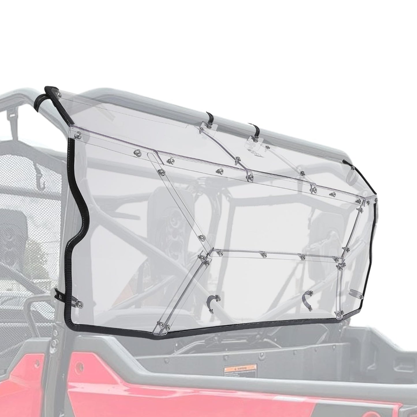 Kemimoto Rear Windshield for Pioneer 1000-6 UV Resistant