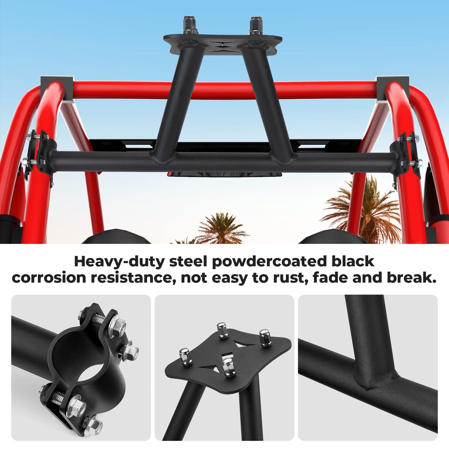 Kemimoto Spare Tire Carrier Mount for Polaris RZR XP 1000/4