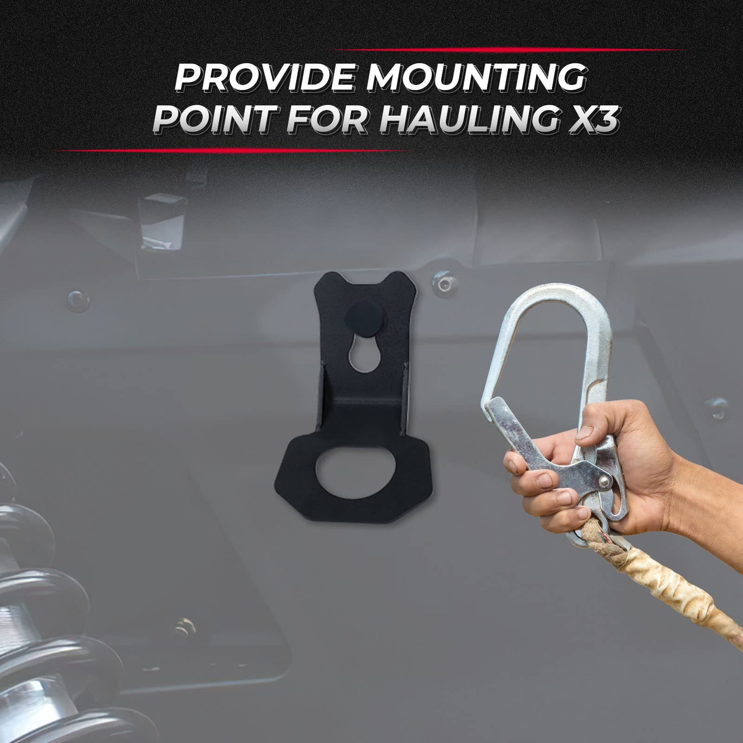 4PCS Tie Down Brackets Hooks for Can Am Maverick X3/MAX