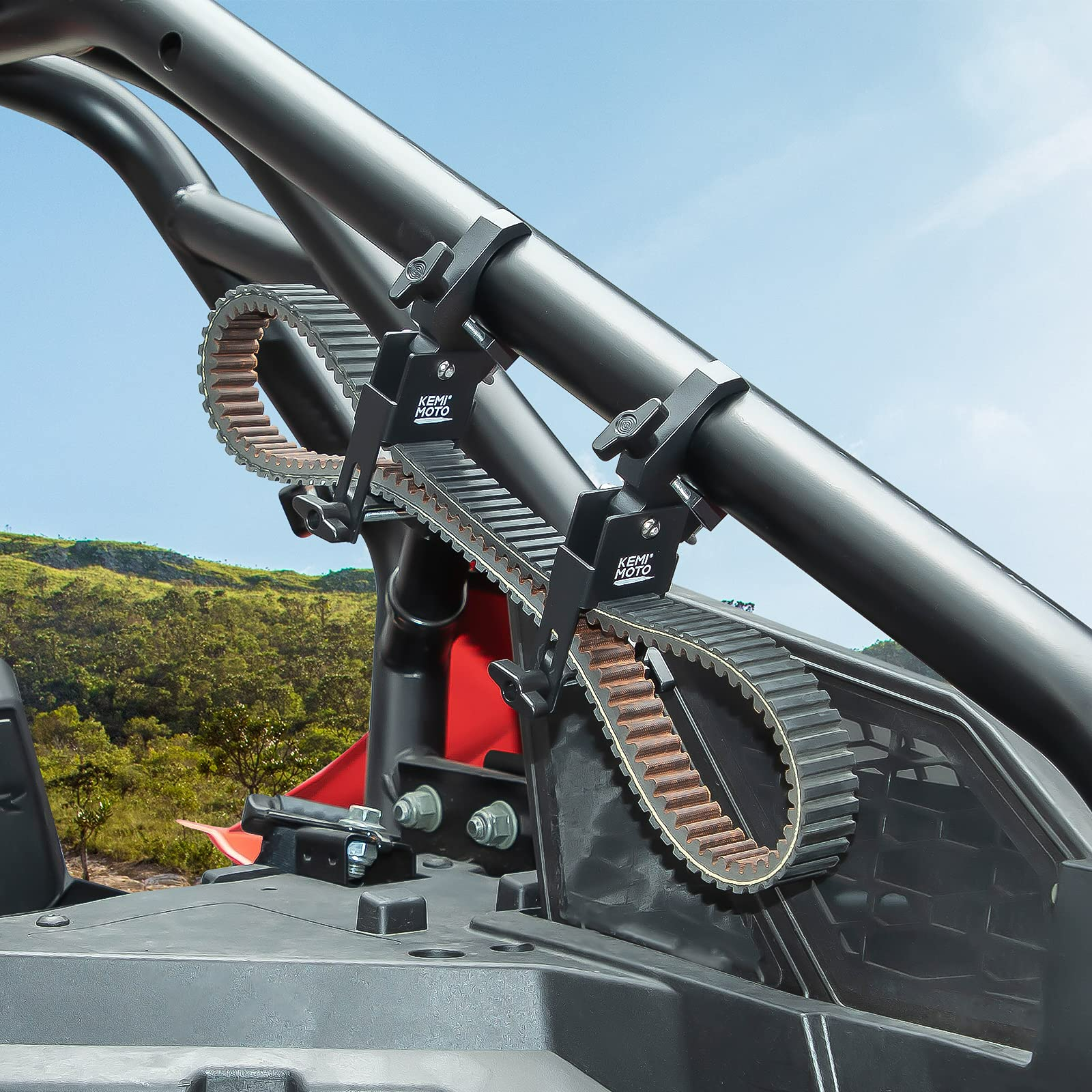 Kemimoto Universal UTV Belt Mount 1.5-2" Roll Bar