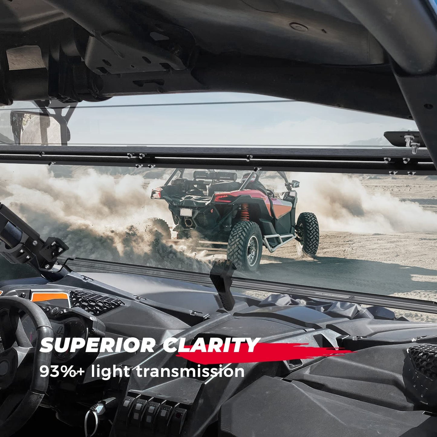 Kemimoto Flip Windshield & Lower Doors for 2017-2023 Can‑Am Maverick X3