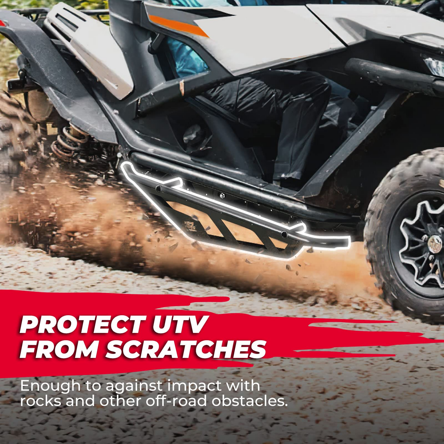 Kemimoto Heavy Duty Rock Sliders for CFMOTO ZForce 950
