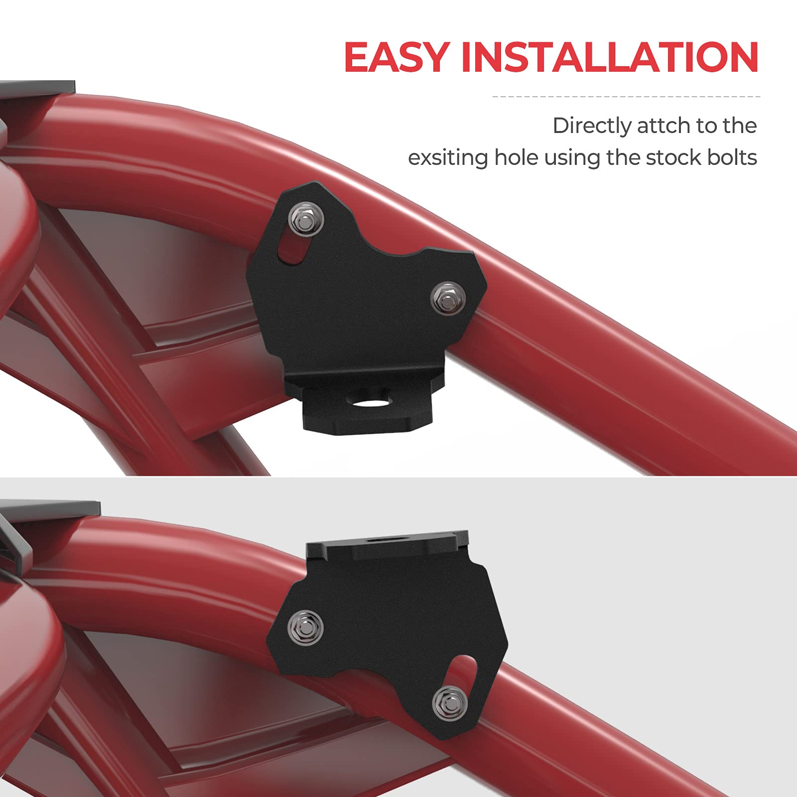 Kemimoto Adjustable Whip Light Mount for Can-Am Maverick X3