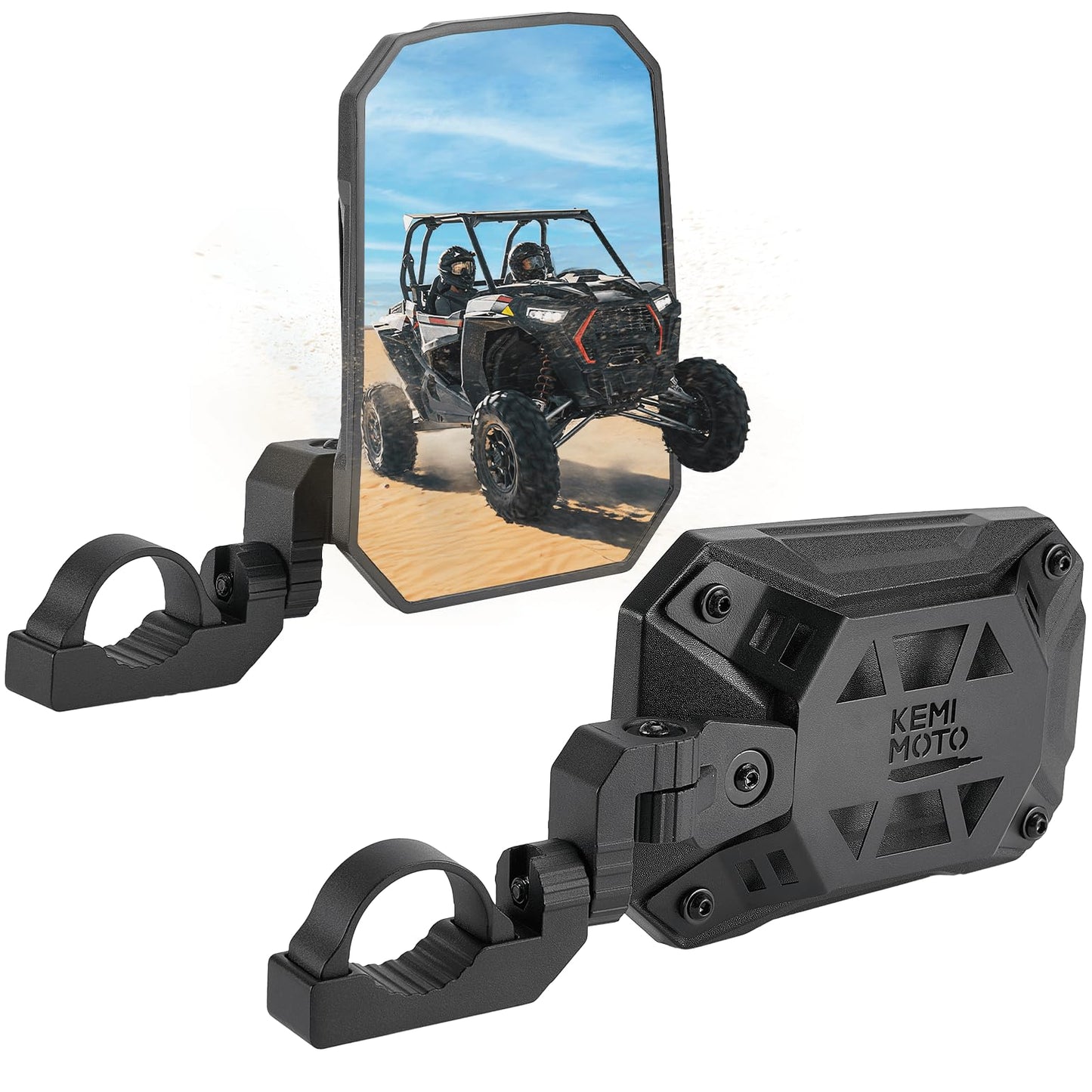 2 Soft Upper Doors & Side Mirrors for Polaris RZR XP 1000/Turbo