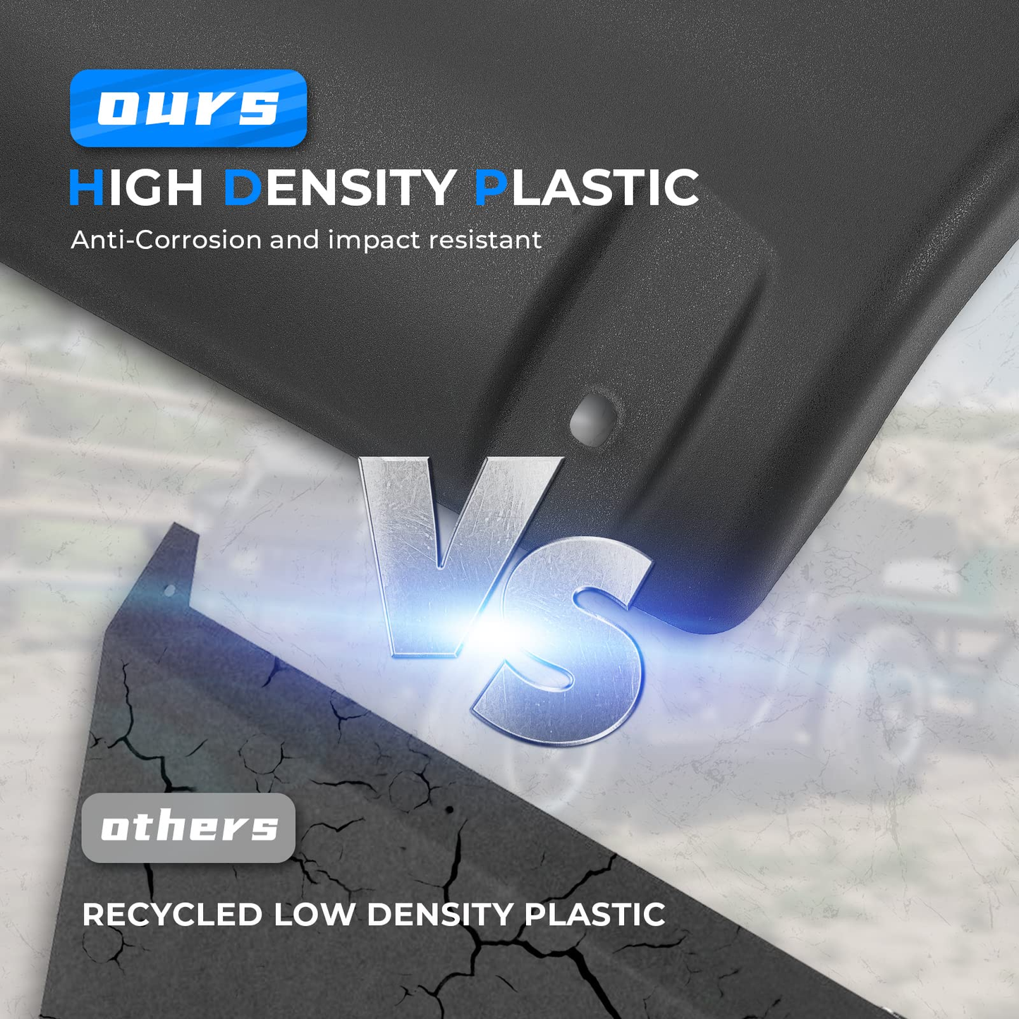 Kemimoto Hard Roof for Polaris Ranger Midsize 2015-2022 High-Density Plastic
