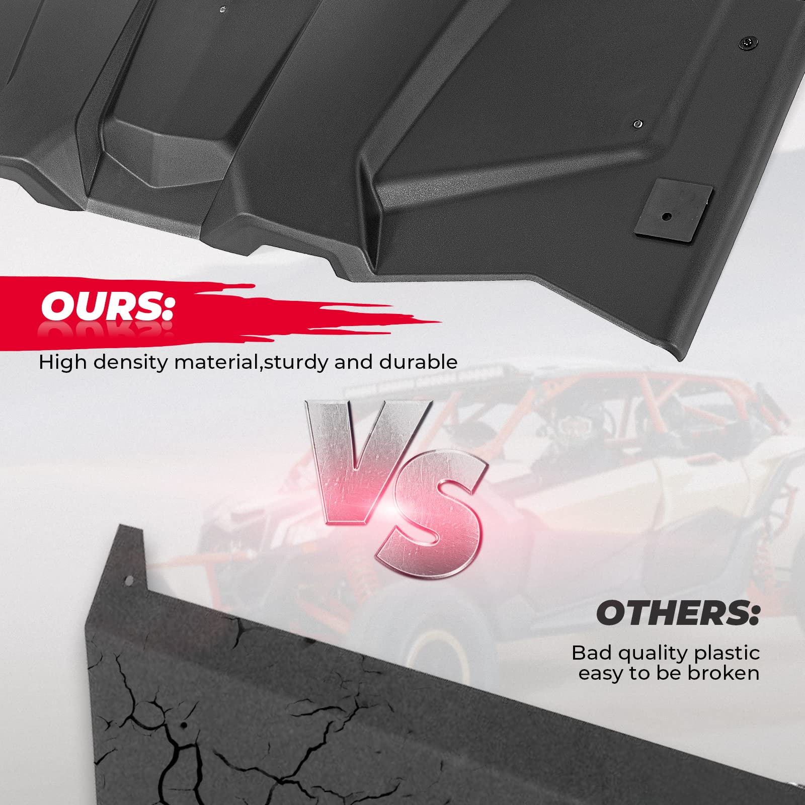Kemimoto Roof Top 4PCS Combination for Can‑Am Maverick X3 Max