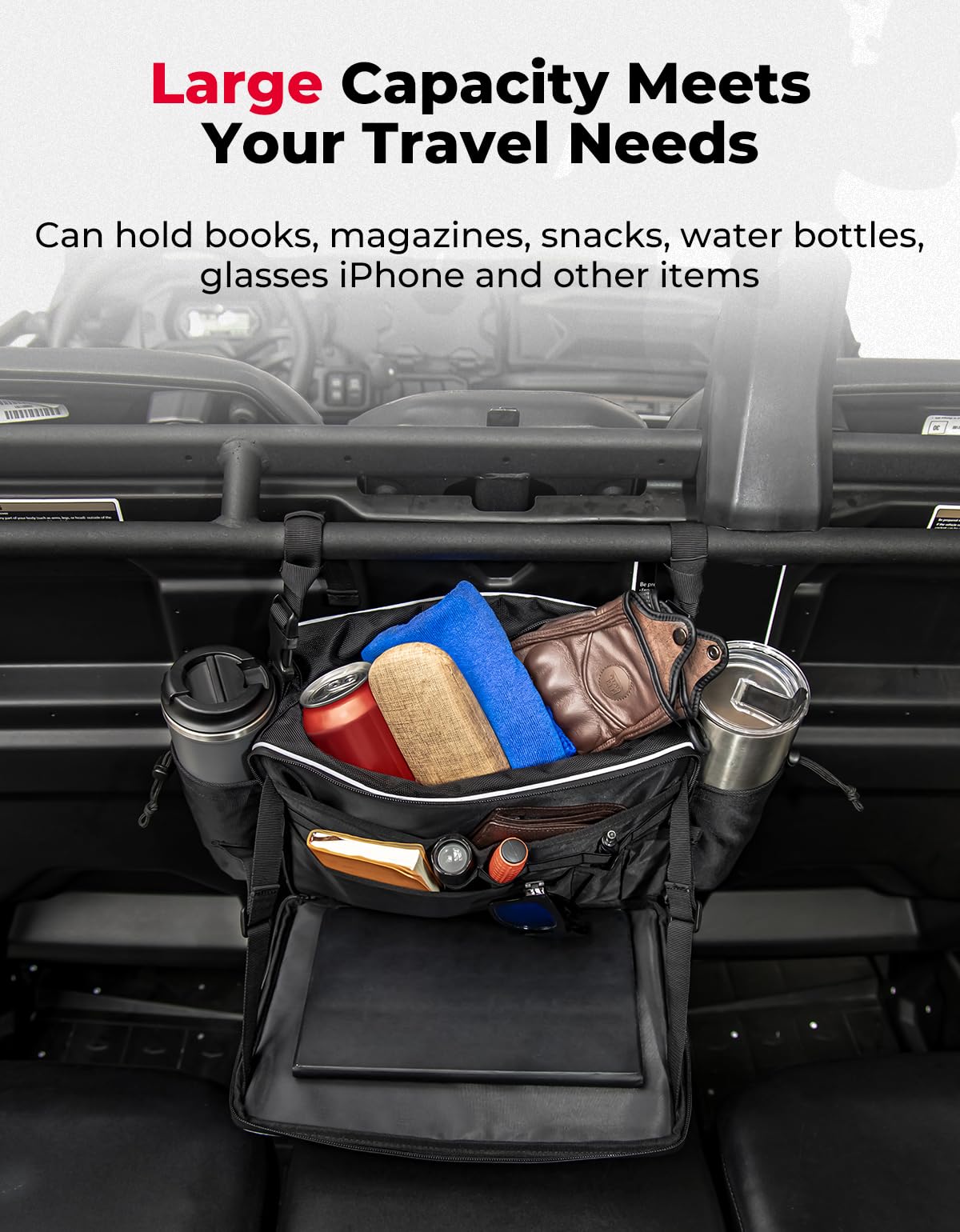 Kemimoto UTV Storage Bag for Pioneer 1000-6, RZR XP 1000