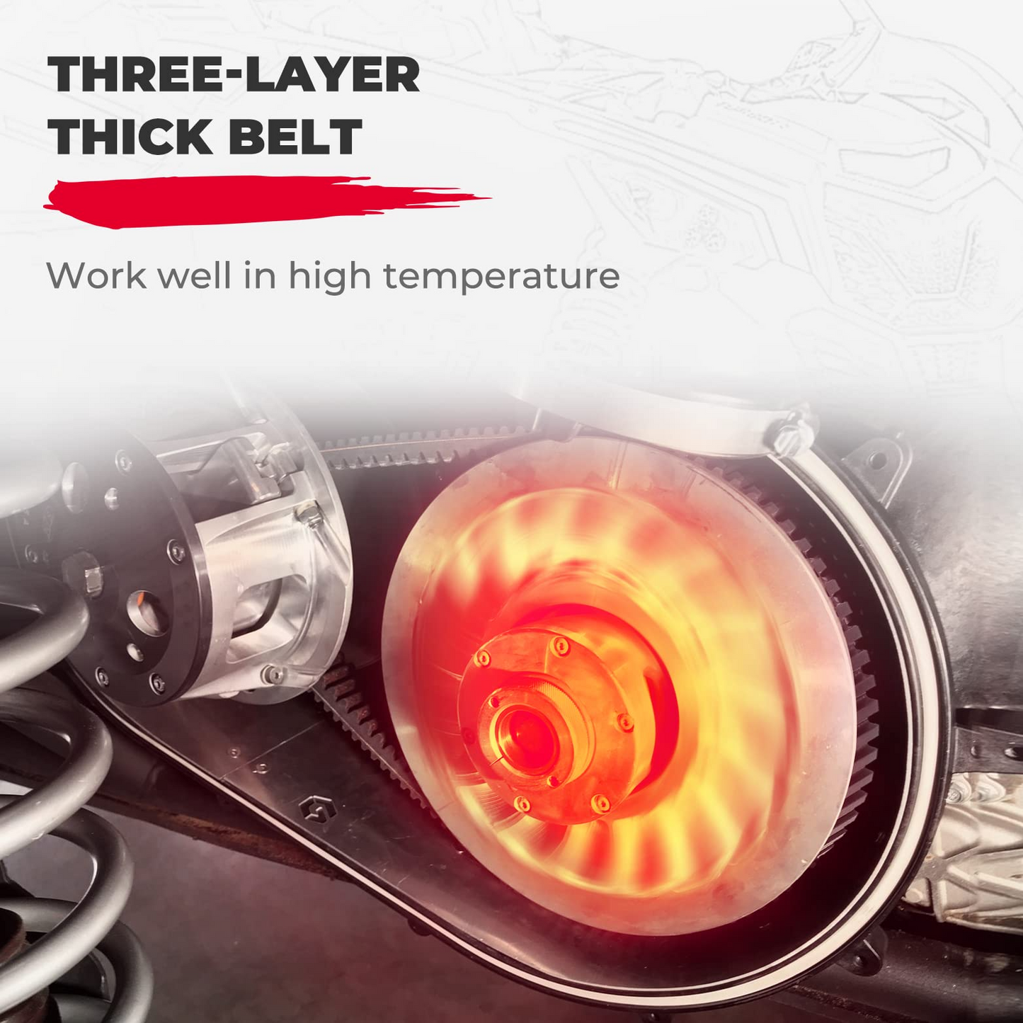 CVT Drive Belt for Can‑Am Maverick X3
