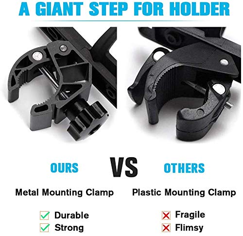 Kemimoto Universal Cup Holder Metal Clamp Adjustable Fit
