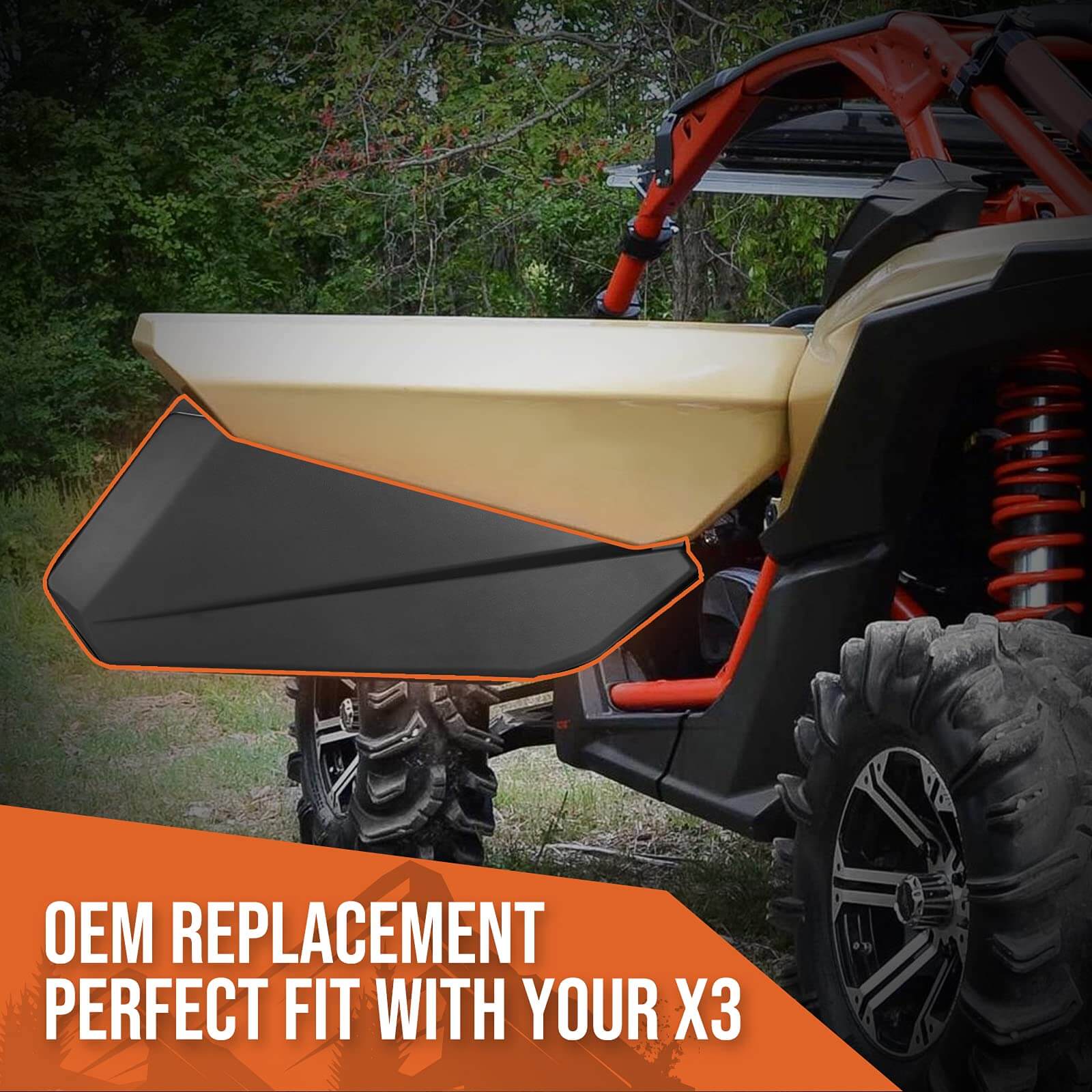 Kemimoto Flip Windshield & Lower Doors for 2017-2023 Can‑Am Maverick X3