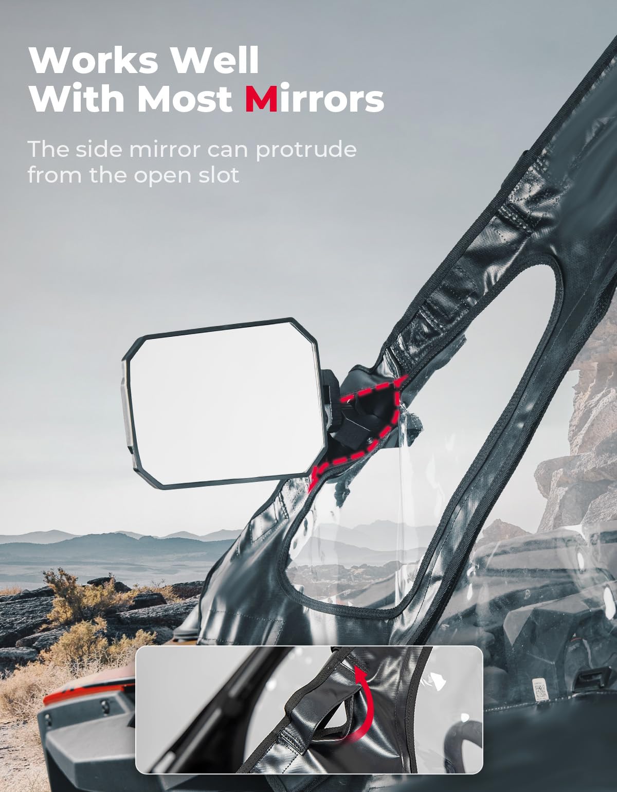 Kemimoto Soft Cab Enclosure for Polaris RZR PRO XP/Turbo R