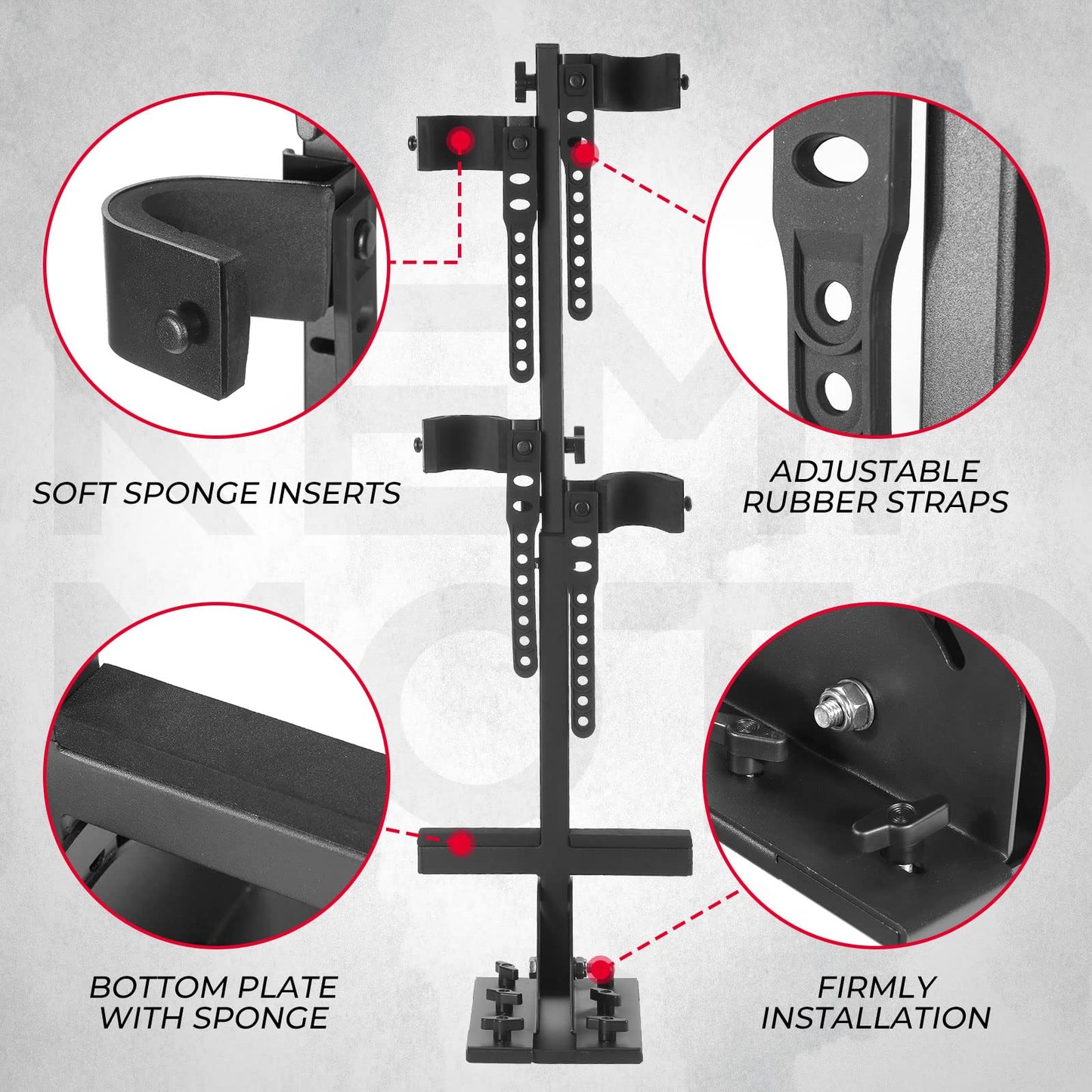 UTV Shotgun Holder, Floor Vertical Mount Holder