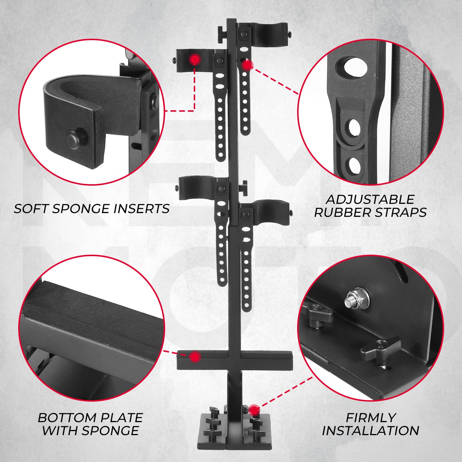 UTV Shotgun Holder, Floor Vertical Mount Holder