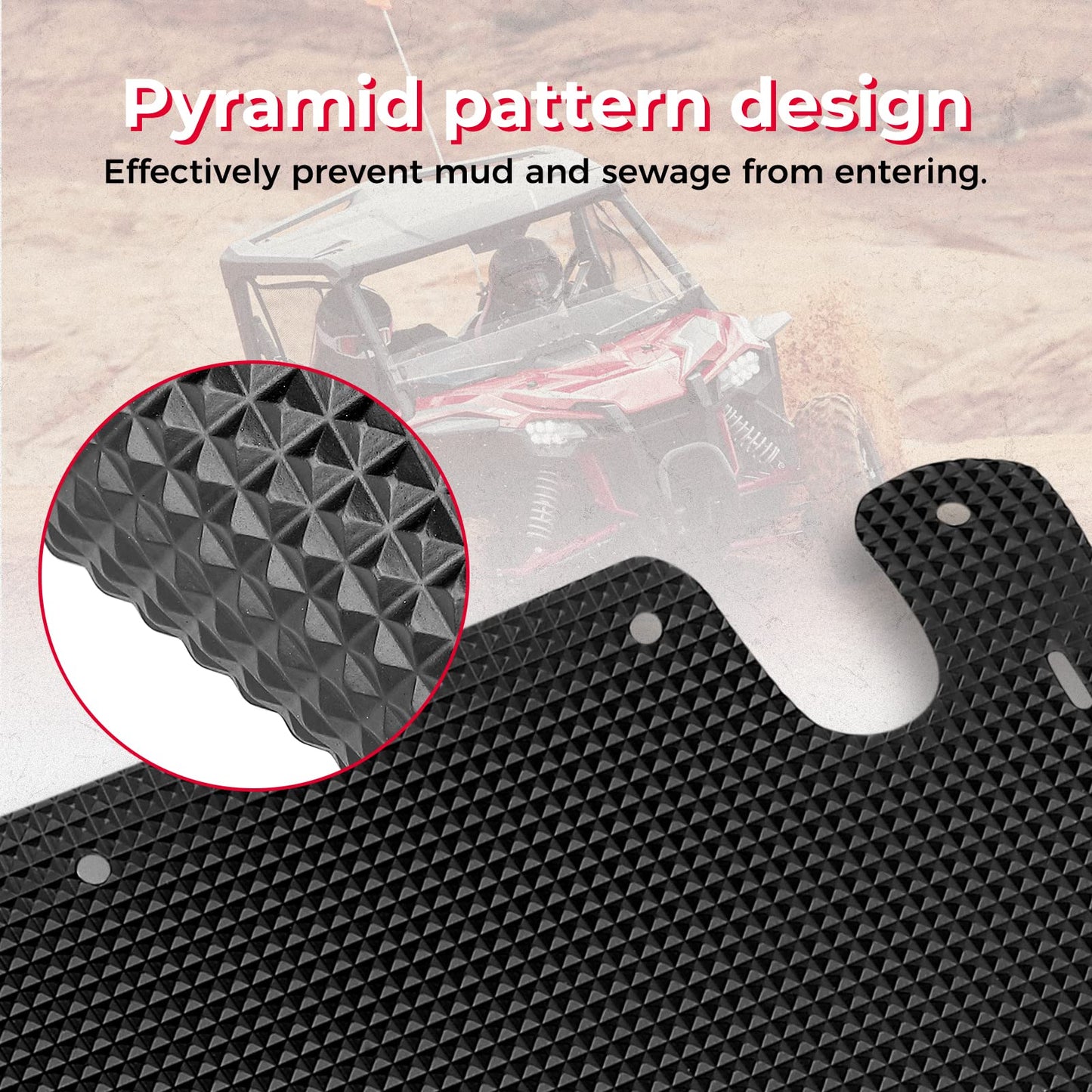 Kemimoto PVC Mud Guard for Honda Talon 1000R/1000X/1000X-4