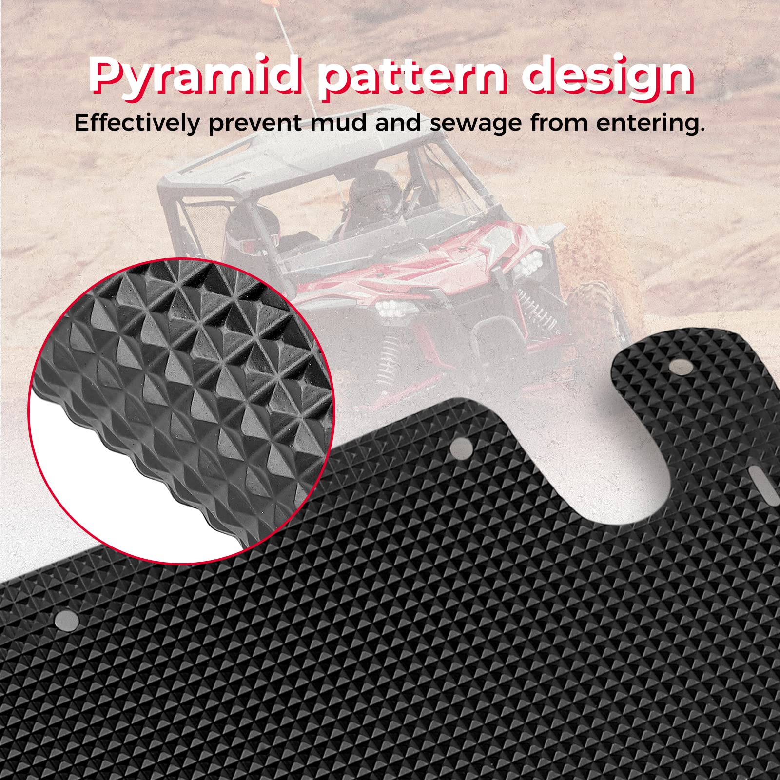 Kemimoto PVC Mud Guard for Honda Talon 1000R/1000X/1000X-4