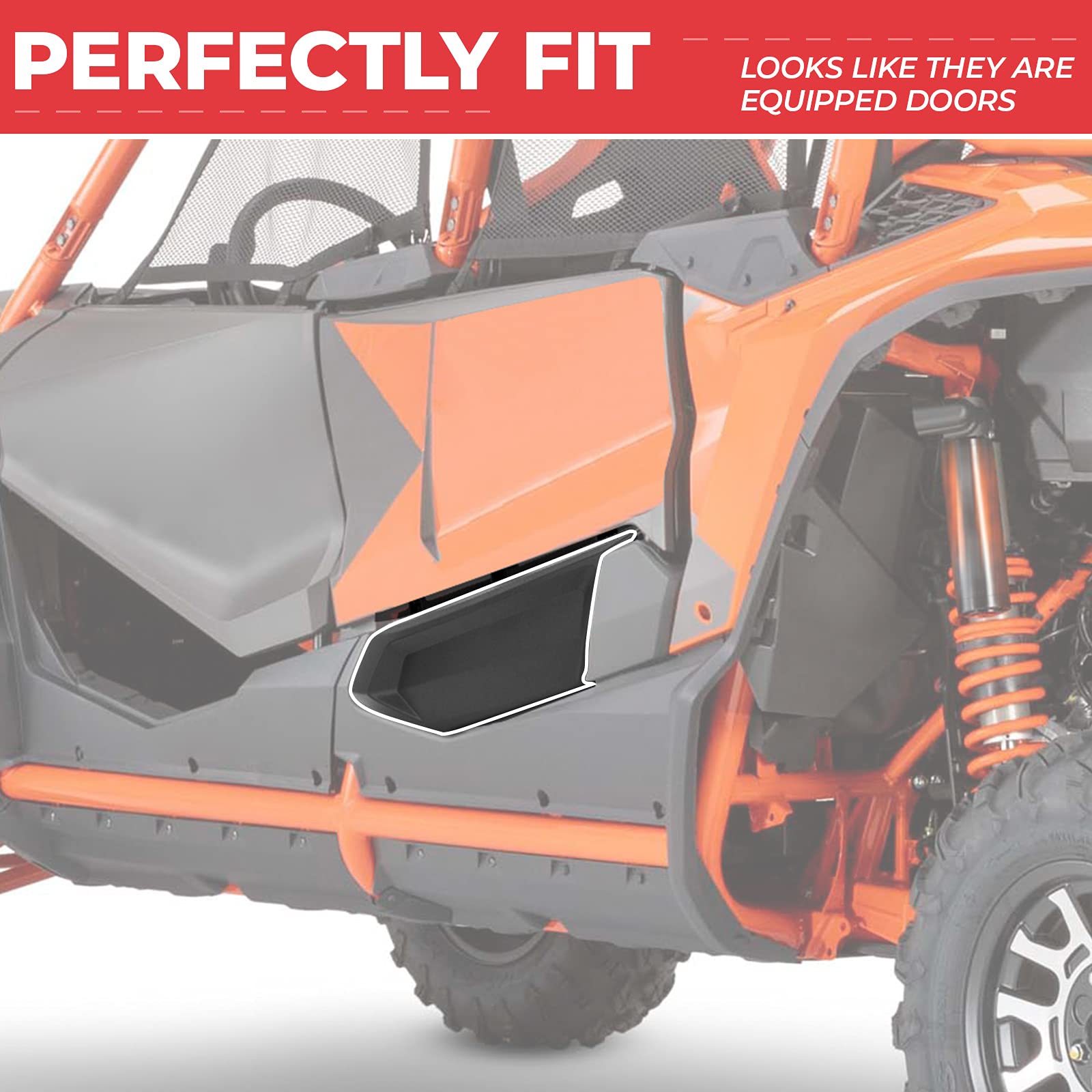 Kemimoto Rear Door Bottom Panel Insert for Honda Talon 1000X-4