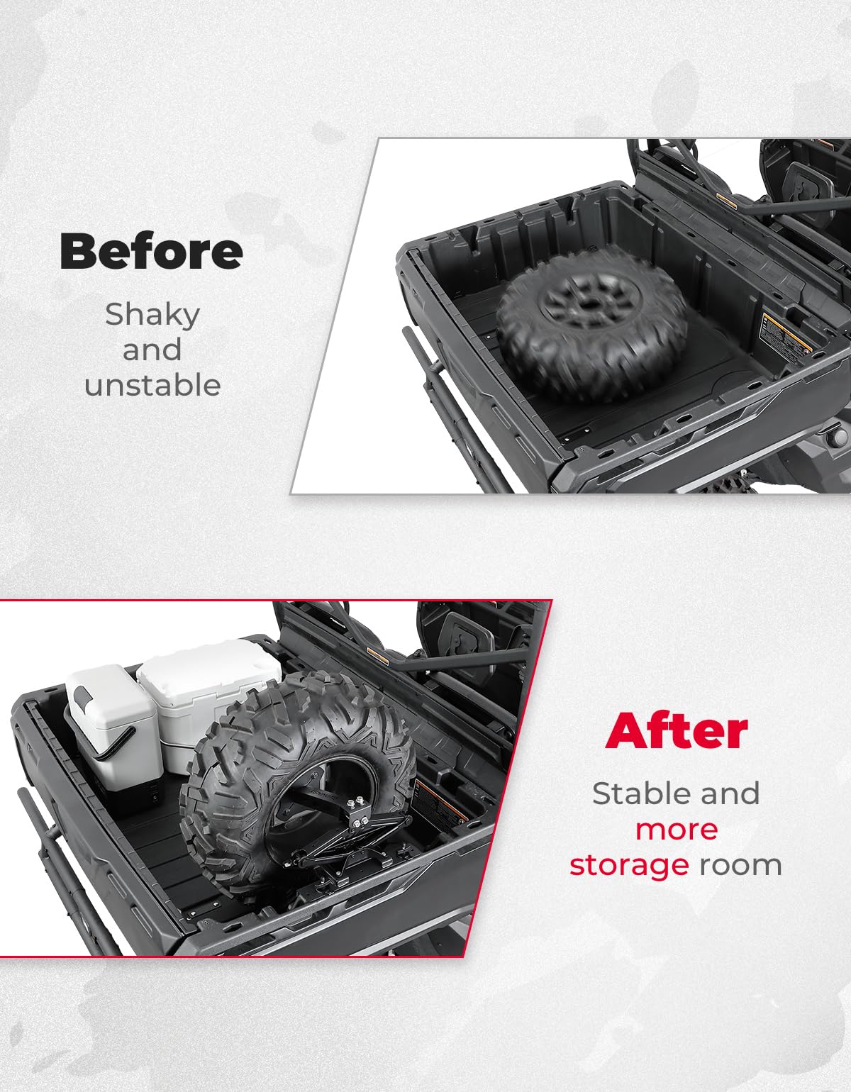Kemimoto Spare Tire Holder for Can‑Am Defender UTV