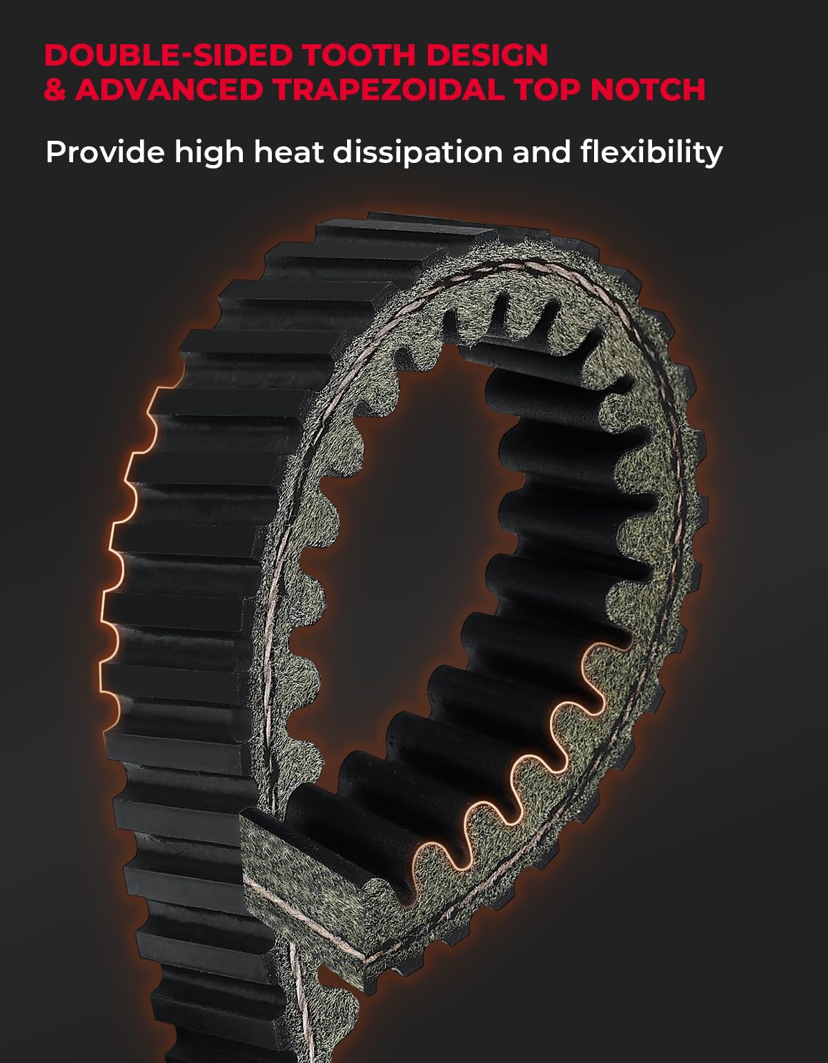 Kemimoto CVT Drive Belt for Kawasaki Teryx 800/4